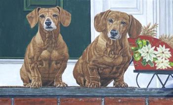 Christmas Dogs | Obraz na stenu