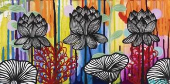 Colorful Lotus | Obraz na stenu