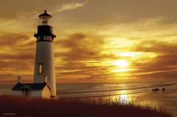 Lighthouse at Sunset | Obraz na stenu