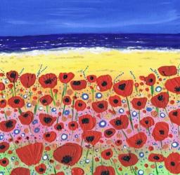 Poppies by the Beach | Obraz na stenu