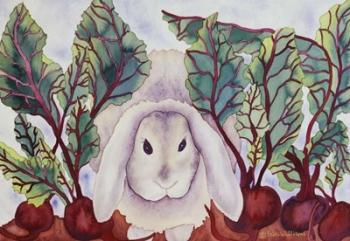 Bunny with Beets | Obraz na stenu
