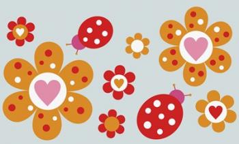 Ladybird Flowers | Obraz na stenu