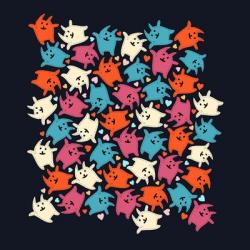 Tiny Tumbling Kittens | Obraz na stenu
