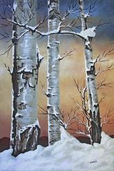 Winter Sunset | Obraz na stenu