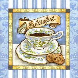 Tea Blissful Blue Teacup | Obraz na stenu