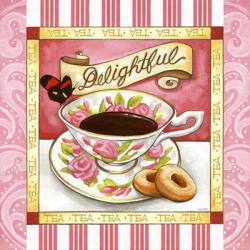 Tea Delightful Pink Teacup | Obraz na stenu