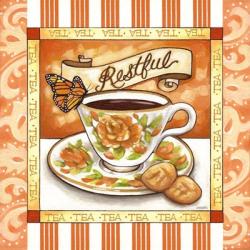Tea Restful Orange Teacup | Obraz na stenu