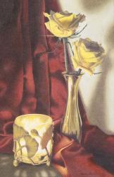 Candle Lit Roses | Obraz na stenu