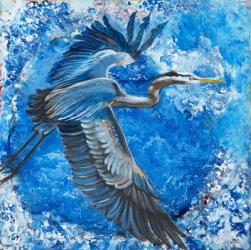 Blue Heron | Obraz na stenu