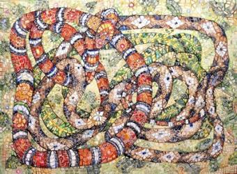 Coral Snake Ouroboros | Obraz na stenu