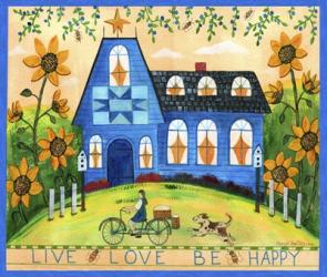 Live Love Be Happy Lang 2018 | Obraz na stenu