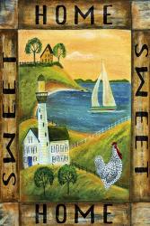 Home Sweet Home Seaside Flag | Obraz na stenu