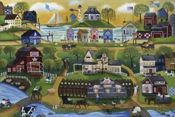 Pigasso Folk Art Farm | Obraz na stenu