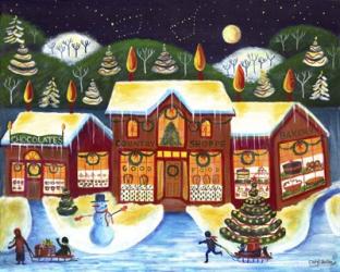 Christmas Country Shops | Obraz na stenu