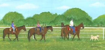 Country Horse Back Riding | Obraz na stenu