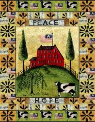 American Farm Peace Hope | Obraz na stenu