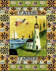Angel American Faith Family | Obraz na stenu