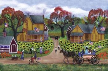 American Sunflower Farm Celebration | Obraz na stenu