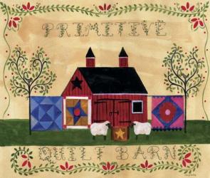 Primitive Quilt Barn Sampler | Obraz na stenu