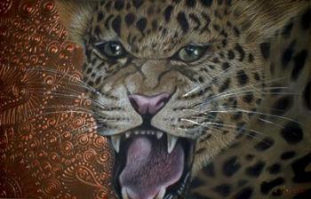Leopard Attack | Obraz na stenu