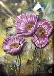 Pink Poppies | Obraz na stenu