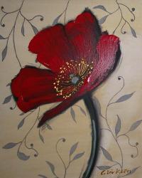 Single Red Poppy | Obraz na stenu