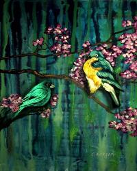 Birds and Blossoms | Obraz na stenu
