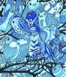 Blue Bird Montage | Obraz na stenu