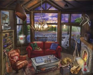Evening In The Cabin | Obraz na stenu