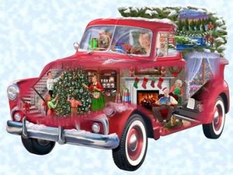 Christmas Truck | Obraz na stenu