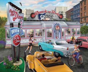 Rock n Roll City Diner | Obraz na stenu