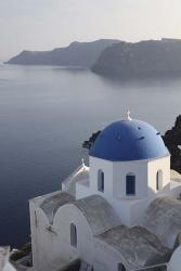 Church with Blue Dome | Obraz na stenu