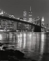 Brooklyn Bridge at Night | Obraz na stenu