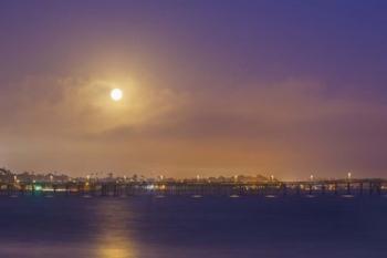 Moonlit Pier | Obraz na stenu