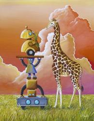 Robots On Safari | Obraz na stenu