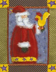Santa & Bird | Obraz na stenu