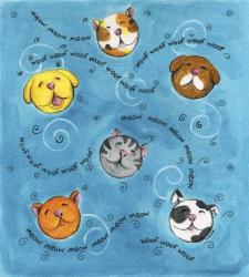 Bouncey Balls Cats and Dogs | Obraz na stenu