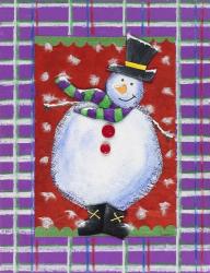 Happy Snowman in Boots | Obraz na stenu