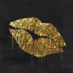 Golden Lips | Obraz na stenu