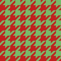 Xmas Houndstooth | Obraz na stenu