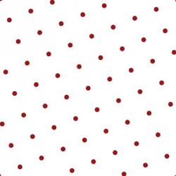 Red Polka Dots on White | Obraz na stenu