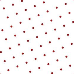Red Polka Dots on White | Obraz na stenu