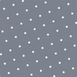 White Polka Dots on Grey | Obraz na stenu