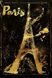 Gold Eiffel | Obraz na stenu