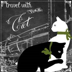 Travel With Your Cat | Obraz na stenu