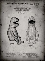 Puppet Doll Patent - Faded Grey | Obraz na stenu