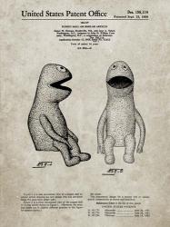 Puppet Doll Patent - Sandstone | Obraz na stenu