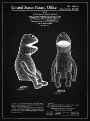 Puppet Doll Patent - Vintage Black | Obraz na stenu