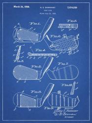 Golf Club Patent - Blueprint | Obraz na stenu