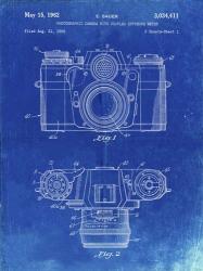 Photographic Camera With Coupled Exposure Meter Patent - Faded Blueprint | Obraz na stenu